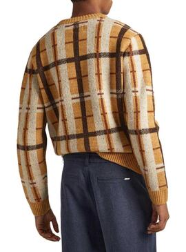 Pullover Pepe Jeans Stockwell Quadri per Uomo