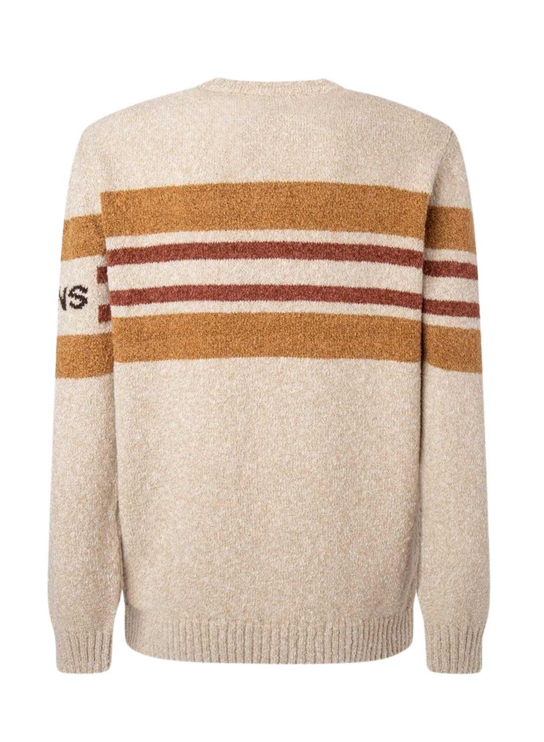 Pullover Pepe Jeans Scott Beige per Uomo