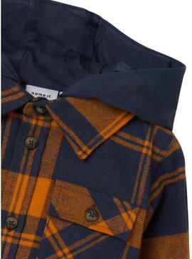 Overshirt Name It Osom Quadri per Bambino