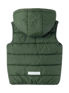 Gilet Name It Menphis Kids Verde per Bambino