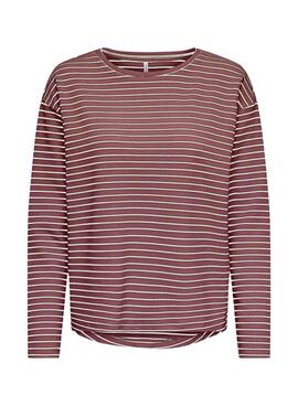 Pullover Only Bubble Rosso per Donna