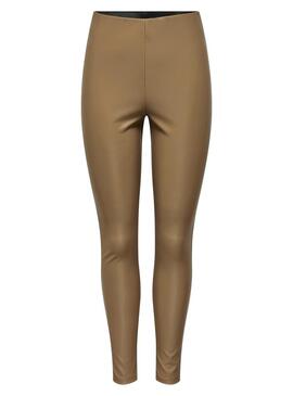 Pantaloni Only Dana Beige per Donna