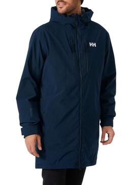 Giacca Helly Hansen Park Ins Rain Blu Navy Uomo