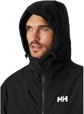 Giacca Helly Hansen Ervik Ins Rain Nero Uomo