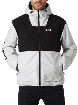 Giacca Helly Hansen Ervik Ins Rain Bianco Uomo