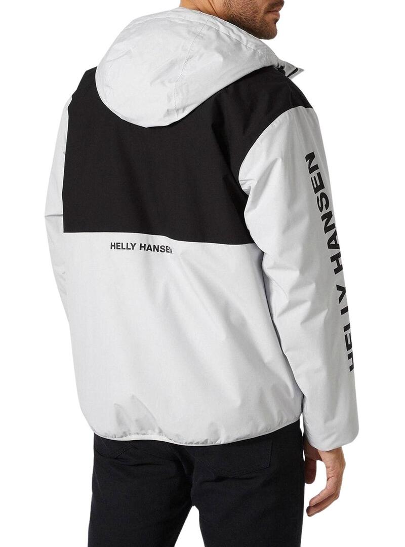 Giacca Helly Hansen Ervik Ins Rain Bianco Uomo