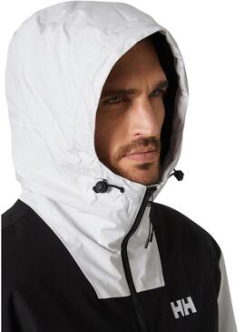 Giacca Helly Hansen Ervik Ins Rain Bianco Uomo