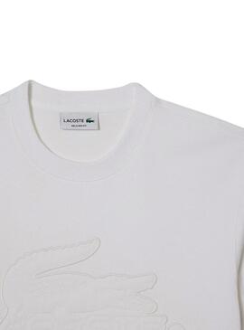 T-Shirt Lacoste Basic Bianco per Uomo