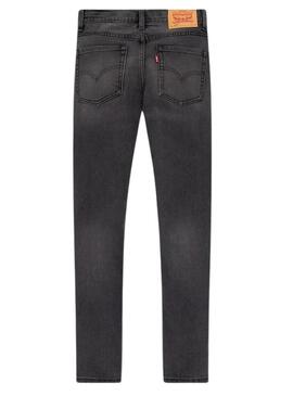 Pantaloni Jeans Levis 510 Skinny Grigio per Bambino