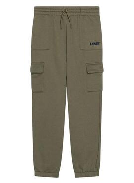 Pantaloni Levis Utility Cargo Jogger Verde Bambino