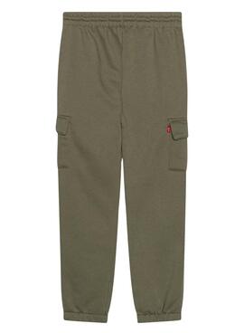 Pantaloni Levis Utility Cargo Jogger Verde Bambino