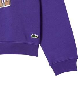 Felpa Lacoste Club Morado per Uomo Donna