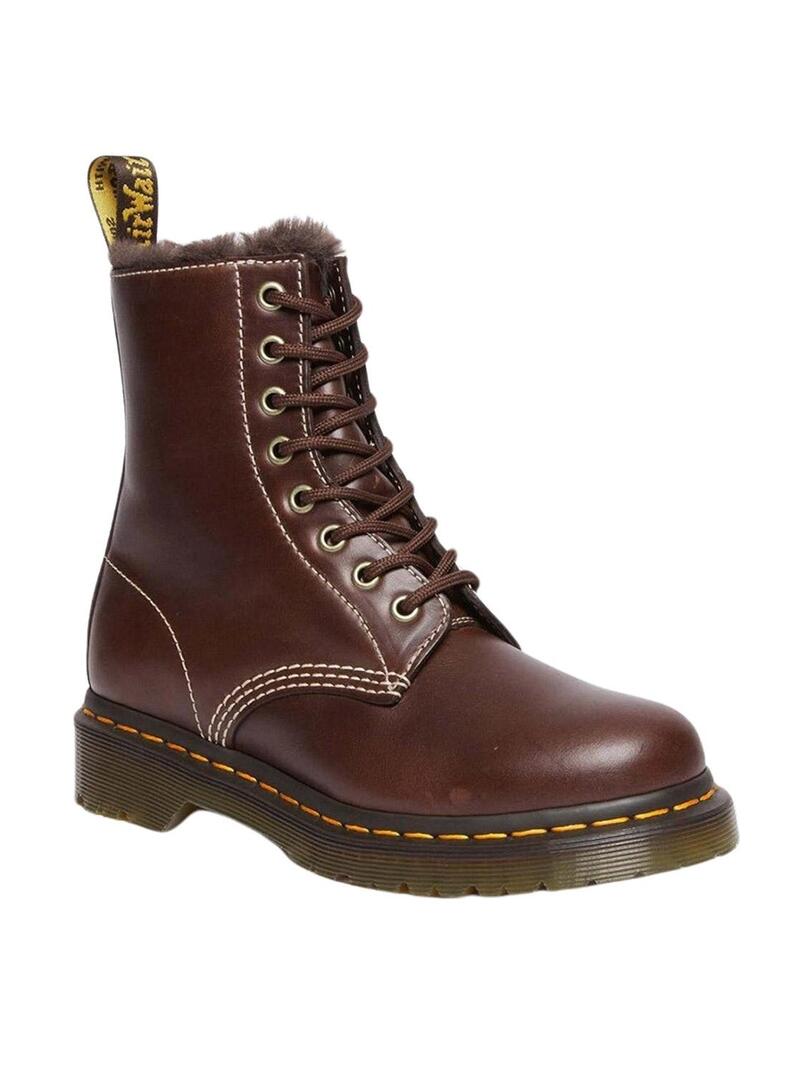 Stivales Dr Martens 1460 Serena Marrone per Donna