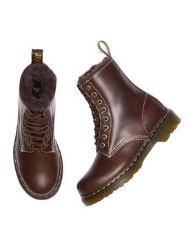 Stivales Dr Martens 1460 Serena Marrone per Donna