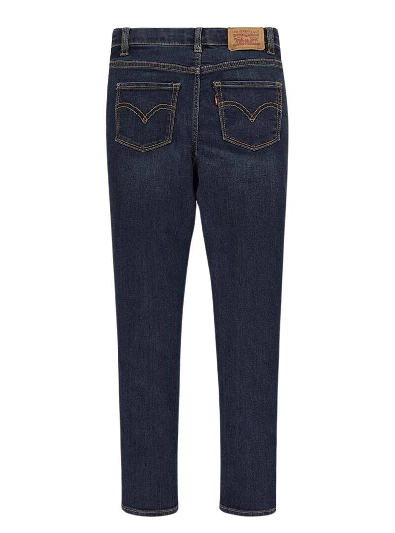 Pantaloni Levis 720 High Rise Skinny Blu Navy Bambina