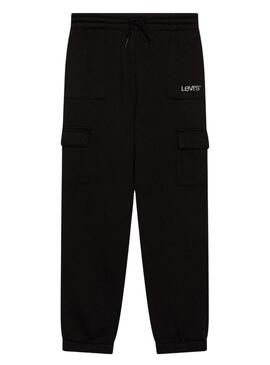 Pantaloni Levis Utility Cargo Jogger Nero Bambino