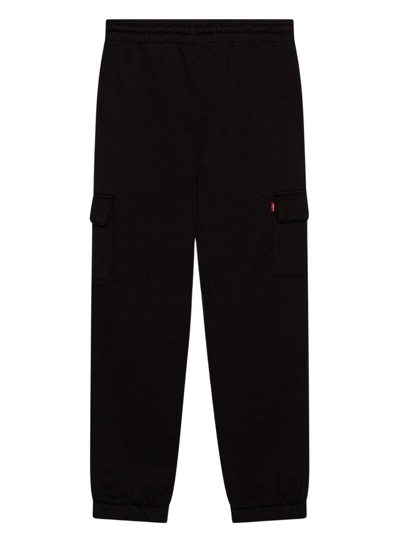 Pantaloni Levis Utility Cargo Jogger Nero Bambino