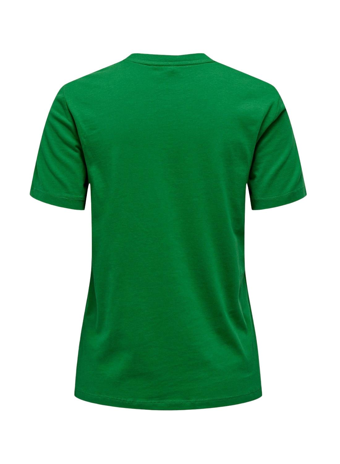 T-Shirt Only Kita Verde Caffè per Donna