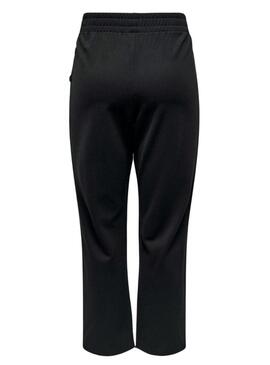 Pantalonies Only Cally Botoni Nero per Donna