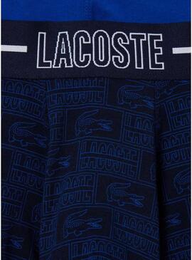 Pack 3 Mutande Lacoste Boxer Blu per Uomo