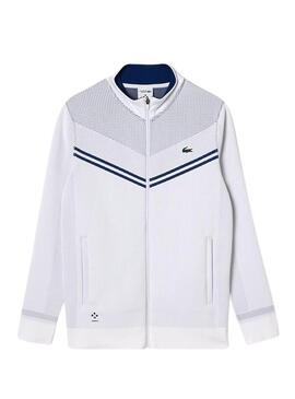 Giacca Lacoste Tennis x Daniil Medvedev Bianco