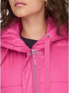 Gilet Only Asta Rosa Imbottito per Donna