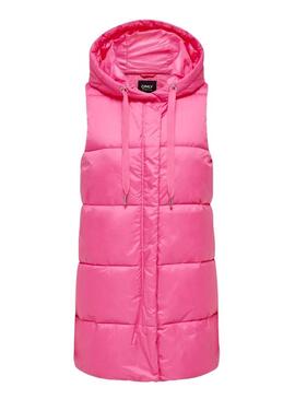 Gilet Only Asta Rosa Imbottito per Donna