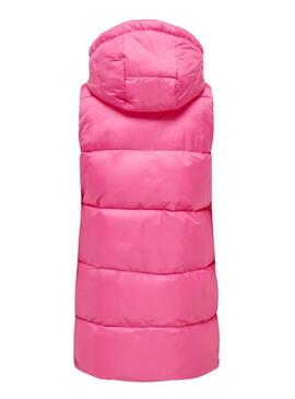 Gilet Only Asta Rosa Imbottito per Donna