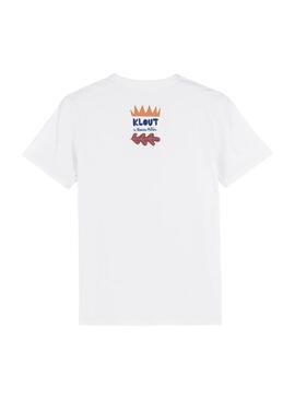 T-Shirt Klout Bianco Millán I Bianco Unisex