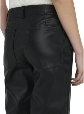 Pantalonies Only Penna Idina Similpelle Nero Donna