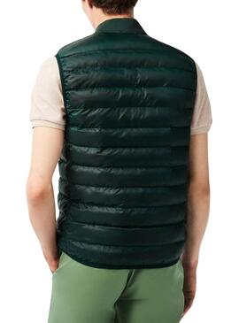 Gilet Lacoste Imbottito Verde per Uomo