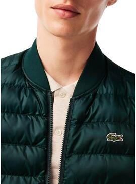 Gilet Lacoste Imbottito Verde per Uomo