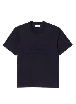 T-Shirt Lacoste Imbottito Blu Navy per Uomo