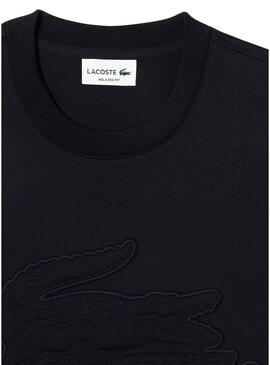 T-Shirt Lacoste Imbottito Blu Navy per Uomo