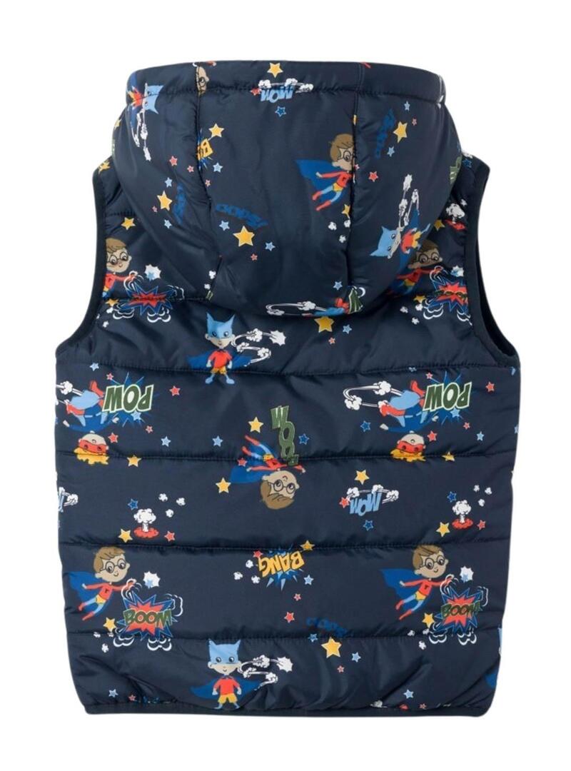 Gilet Name It My corsia Blu Navy per Bambino