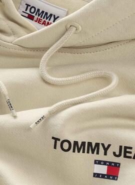 Felpa Tommy Jeans Graphic Hoodie Beige