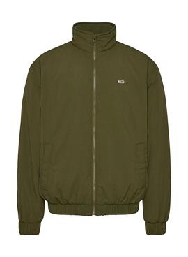 Giacca Tommy Jeans Essential Padded Verde Uomo