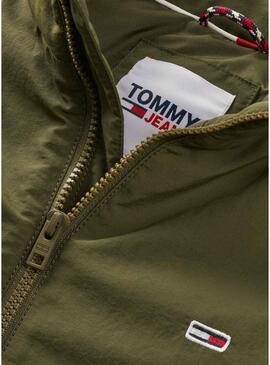 Giacca Tommy Jeans Essential Padded Verde Uomo