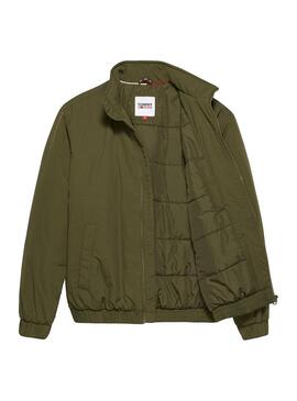 Giacca Tommy Jeans Essential Padded Verde Uomo