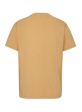 T-Shirt Tommy Jeans Luxe Athletic Camel Uomo