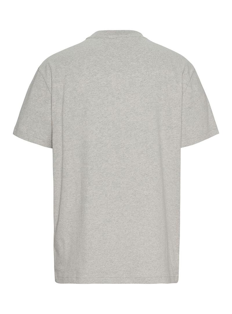 T-Shirt Tommy Jeans Gold Arch Grigio per Uomo