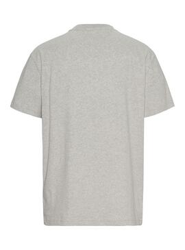 T-Shirt Tommy Jeans Gold Arch Grigio per Uomo