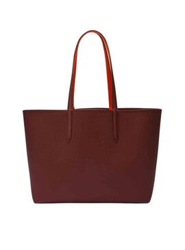 Borsa Lacoste Shopping Reversible Arancione Donna