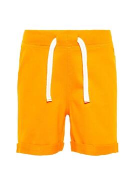 Shorts Name It Paw Mini Arancione Bambino
