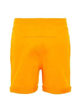 Shorts Name It Paw Mini Arancione Bambino