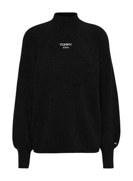 Pullover Tommy Jeans Lofty Cuello Perkins Nero