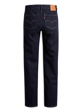 Pantaloni Jeans Levis 712 High Slim Blu Navy Donna