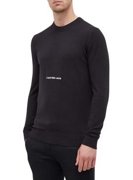 Pullover Calvin Klein Jeans Institutional Nero