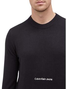 Pullover Calvin Klein Jeans Institutional Nero