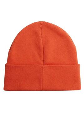 Cappello Calvin Klein Jeans Monologo Knitted Arancione